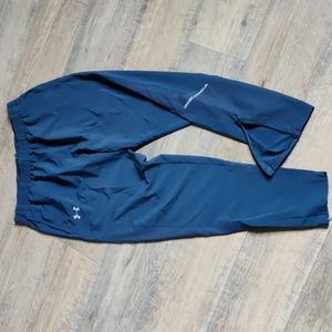 MENS UNDER ARMOUR FITTED TRAINING SWEATPANT HEATGEAR, Sz. XL, teal, EUC